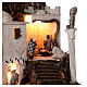 Village arabe (B) Nativité bergers 8 cm éclairage crèche napolitaine 40x35x35 cm s2