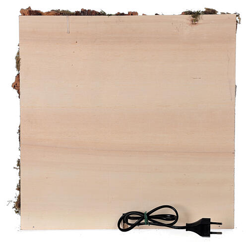 Borgo arabo (B) Natività pastori 8 cm illuminato presepe napoletano 40x35x35 cm 7