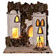 Arab village (E) market firepace Neapolitan Nativity Scene for 8 cm figurines 40x35x35 cm s5