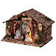 Holy Family stable for Neapolitan Nativity Scene with terracotta figurines of 10 cm high 20x30x20 cm s3
