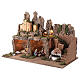 Village with fountain and lights with Nativity 50x75x40 cm Nativity scene 10 cm s3