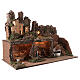 Village with fountain and lights with Nativity 50x75x40 cm Nativity scene 10 cm s4