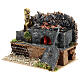 Fucina presepe 14-16 cmattrezzi lampada effetto fiamma 10x15x10 cm s3