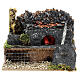 Mini forge for 14-16 cm nativity real fire effect 10x15x10 cm s1