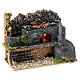 Mini forge for 14-16 cm nativity real fire effect 10x15x10 cm s2