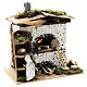 Brick oven figurine house FLICKERING FIRE LIGHT 20x20x15 cm nativity 12 cm s3