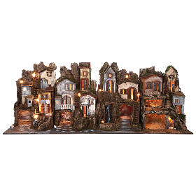 Modular village for Nativity Scene, classic style, for 10 cm characters, 70x180x50 cm