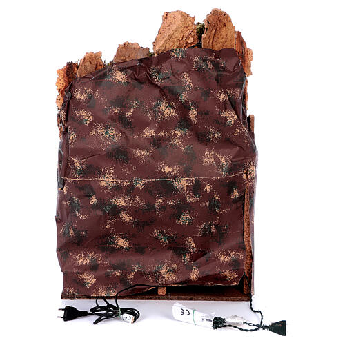 Szopka modularna kompletna w klasycznym stylu, 70x180x50 cm, do figurek 10 cm 11
