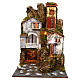 Presépio completo estilo clássico aldeia para figuras altura média 10 cm; medidas: 70x180x50 cm s5