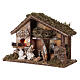 Stable with oven 35x15x25 cm for Nativity scenes with 10 cm figurines s3