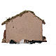 Stable with oven 35x15x25 cm for Nativity scenes with 10 cm figurines s6