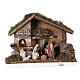 Stajenka z piecem, 35x15x25 cm, do szopki 10 cm s1