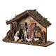 Stable with fountain 35x15x25 cm for Nativity scenes with 10 cm figurines s3
