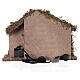 Stable with fountain 35x15x25 cm for Nativity scenes with 10 cm figurines s6