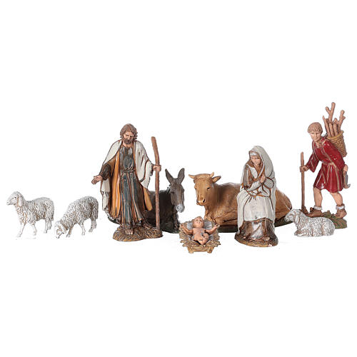 Barn with arch 25x55x20 cm for Nativity scenes with 10 cm figurines 3