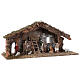 Barn with arch 25x55x20 cm for Nativity scenes with 10 cm figurines s5