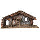 Barn with arch 25x55x20 cm for Nativity scenes with 10 cm figurines s6