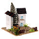 Duas casas em miniatura estilo provençal para presépio 13x13x13 cm s3