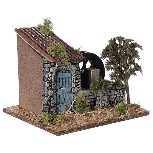 Młyn wodny w prowansalskim stylu, 25x20x20 cm 3