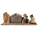 Granja Provenzal con estatuas 10 cm 55x25x20 cm s12