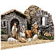 Provençal style farm with 10 cm figurines 55x25x20 cm s4