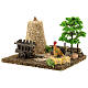 Nativity scene 10cm: vegetable garden corner with barn 19x15x13 cm s2