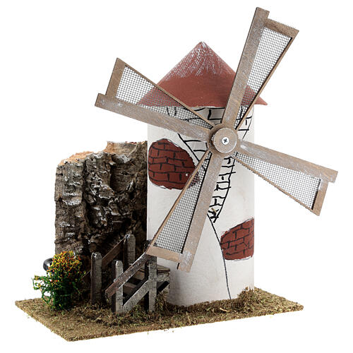 Windmühle im mediterranen Stil, 20x15x25 cm 3