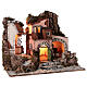 Scenografia w stylu XVIII wieku z młynem – szopka neapolitańska, 50×60×40 cm, do figurek 10 cm s5