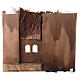 Borgo stile arabo con forno presepe napoletano 50x60x45 per statue 10 cm s6