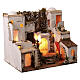 Arabian style village Neapolitan nativity with oven 50x60x45 cm for 10 cm figurines s3