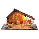 Sheep Barn 40x25x25 cm for Neapolitan Nativity Scene with 10 cm characters s1