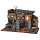 Temple ruins fountain and house Neapolitan Nativity scene 40x50x30 for statues 8 cm s3