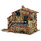 Casa em miniatura musgo e cortiça para presépio napolitano com figuras de altura média 6 cm, 25x32x20 cm s3