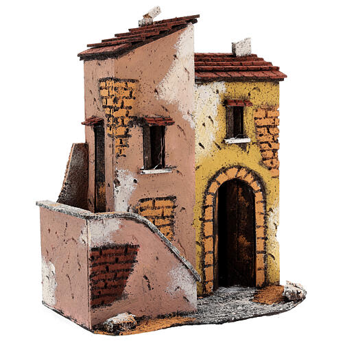 Häuser für Neapolitanische Krippe, 25x25x15 cm 3