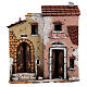 Casas con calle belén napolitano corcho 25x25x10 para estatuas 10 cm s1