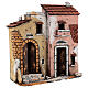 Casas con calle belén napolitano corcho 25x25x10 para estatuas 10 cm s2