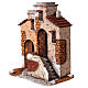 Cork houses setting for Neapolitan Nativity Scene 25x25x15 cm for 10 cm figurines s2