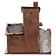 Casa de cortiça com varanda para presépio napolitano com figuras altura média 4 cm, medidas: 16,5x14,5x10,5 cm s4