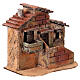 Casas adyacentes corcho belén napolitano 15x15x10 cm para estatuas 3 cm s2