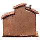 Case adiacenti sughero presepe napoletano 15x15x10 cm per statue 3 cm s4