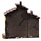Casas adjacentes de cortiça para presépio napolitano com figuras altura média 3 cm, medidas: 15,5x15,5x10 cm s4