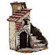Dom do szopki neapolitańskiej z korka, 15x10x15 cm, dla figurek 4 cm s3