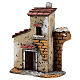 Casa sughero arco diroccato presepe napoletano 15x15x5 per statue 4-6 cm s3
