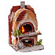 Cork oven with light fire effect 15x10x10 cm for Neapolitan Nativity Scene with 8-10 cm figurines s3