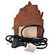 Masonry oven with light fire effect 15x10x10 cm for Neapolitan Nativity Scene with 8-10 cm figurines s4