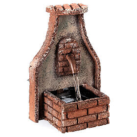 Neapolitan Nativity Scene: Fountain Neapolitan Nativity scene copper mouth 15x10x10 cm