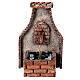 Fontanário com bico cobreado miniatura para presépio napolitano com figuras de altura média 8-10 cm, medidas: 15x10x11,5 cm s1