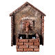 Working fountain for Neapolitan Nativity scene sloping roof 14x10x10 cm s1