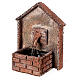 Working fountain for Neapolitan Nativity scene sloping roof 14x10x10 cm s3
