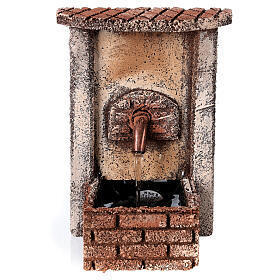 Neapolitan Nativity Scene: Rectangular fountain with pump 15x10x10 cm for statues 10-12 cm